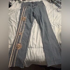 Vintage low rise flare jeans